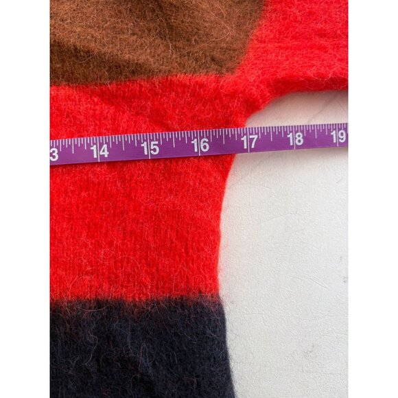 Rag & Bone New York Mohair Alpaca Striped Pullover Sweater, Women's Sz Small - Picture 6 of 7